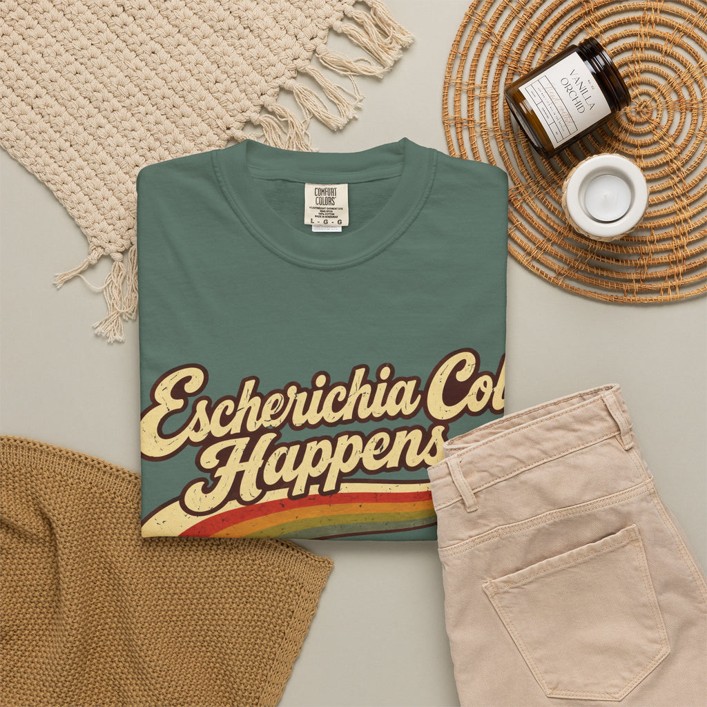 Escherichia Coli Happens Rainbow T-Shirt