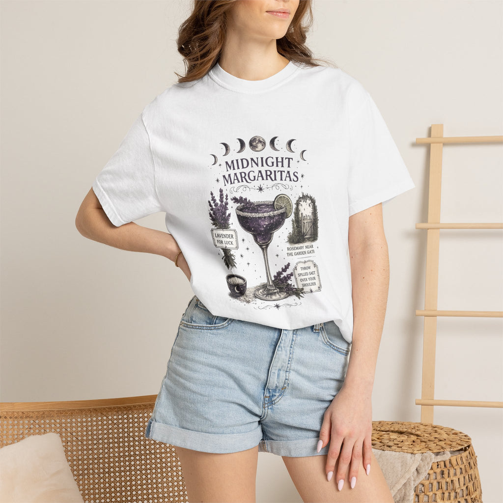 Copy of Midnight Margaritas T-Shirt — Moon Phase Cocktail Graphic Tee