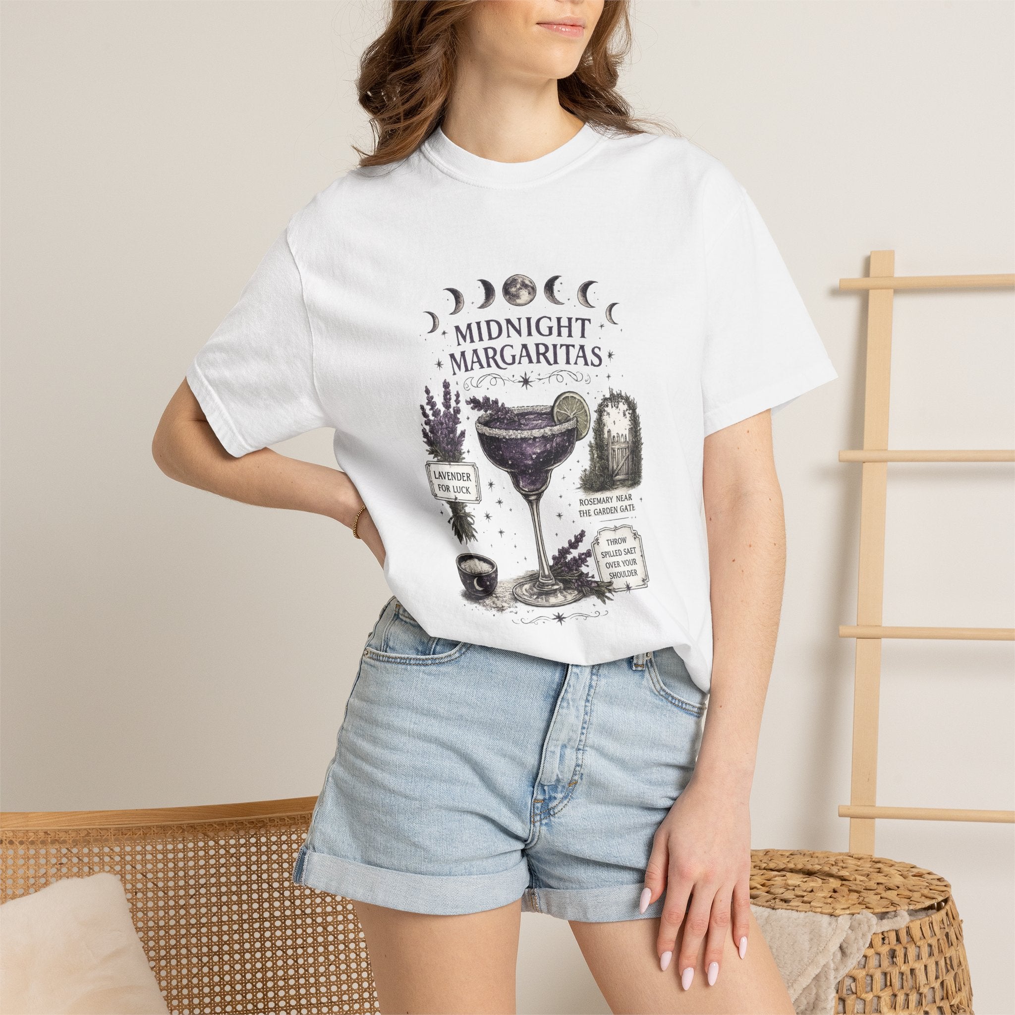 Copy of Midnight Margaritas T-Shirt — Moon Phase Cocktail Graphic Tee