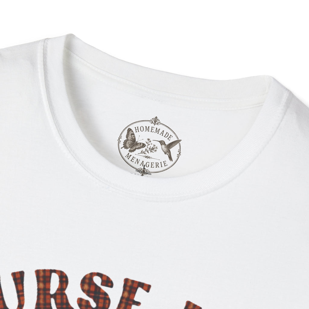 Nurse Life Skull T-Shirt — Vintage Camouflage Nurse Graphic Tee
