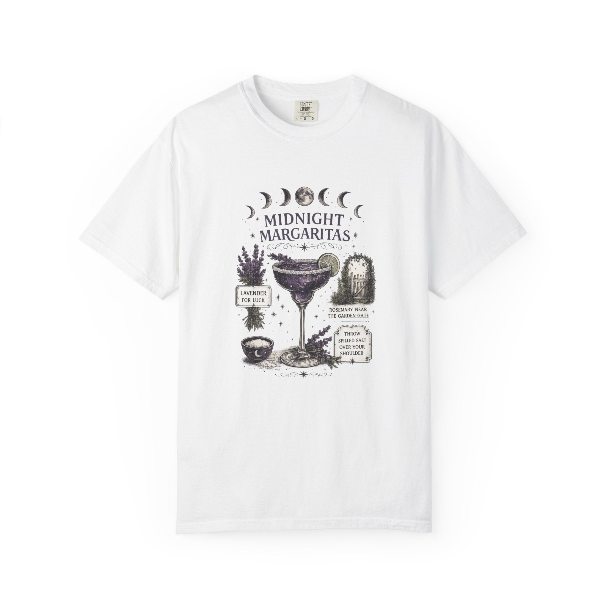 Copy of Midnight Margaritas T-Shirt — Moon Phase Cocktail Graphic Tee