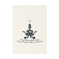 Cotton Tea Towel — “To the Stars Who Listen” Meditation Design