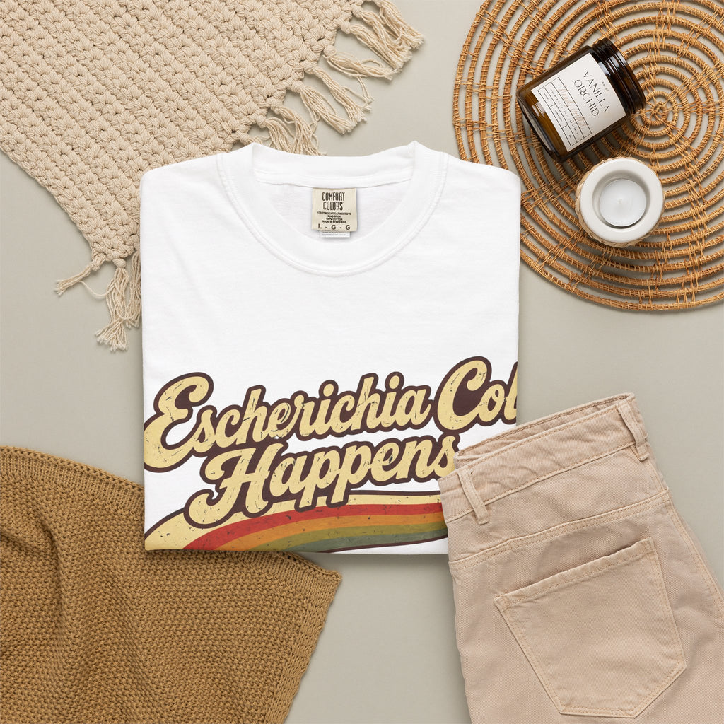 Escherichia Coli Happens Rainbow T-Shirt