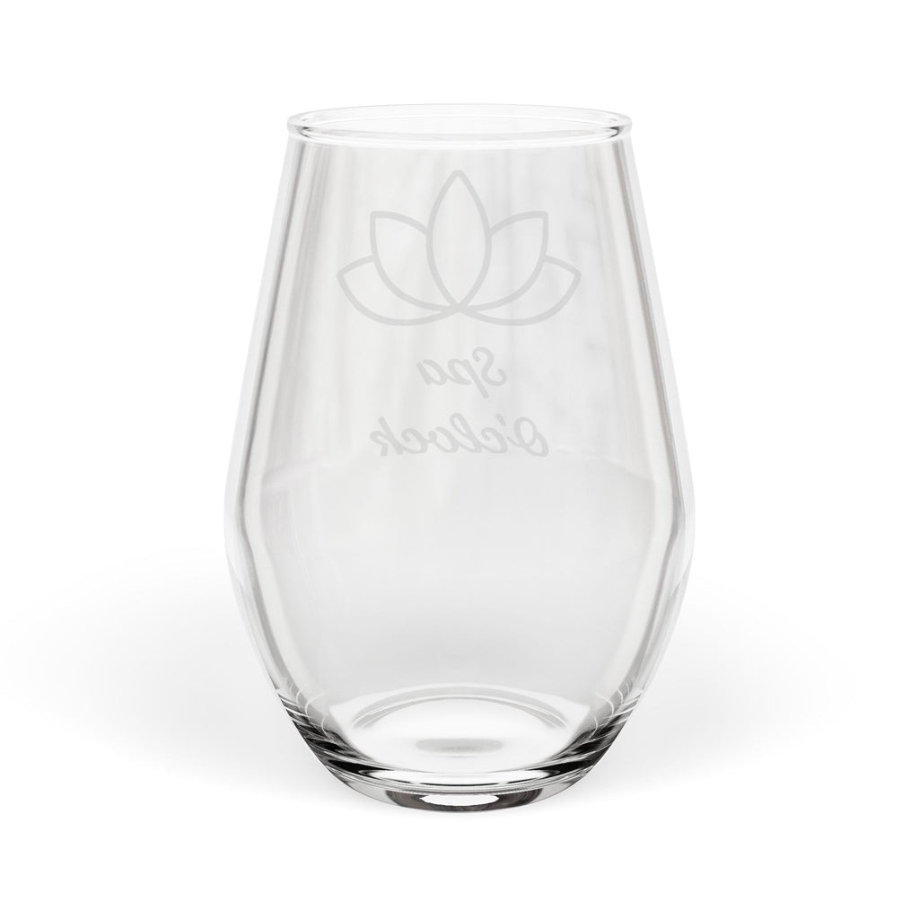 Spa O'clock Stemless Wine Glass – 11.75 oz Relaxation Glassware