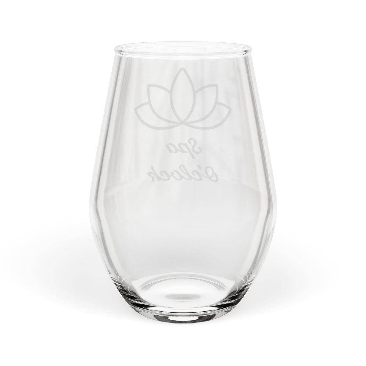 Spa O'clock Stemless Wine Glass – 11.75 oz Relaxation Glassware