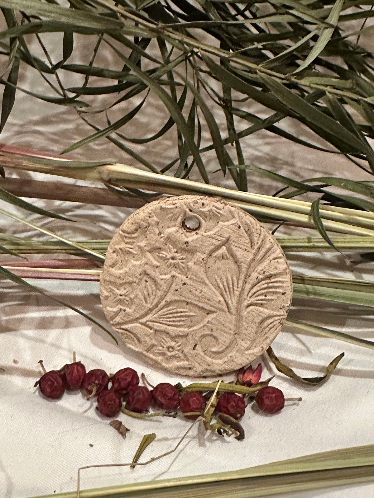 Handmade cinnamon dough ornaments
