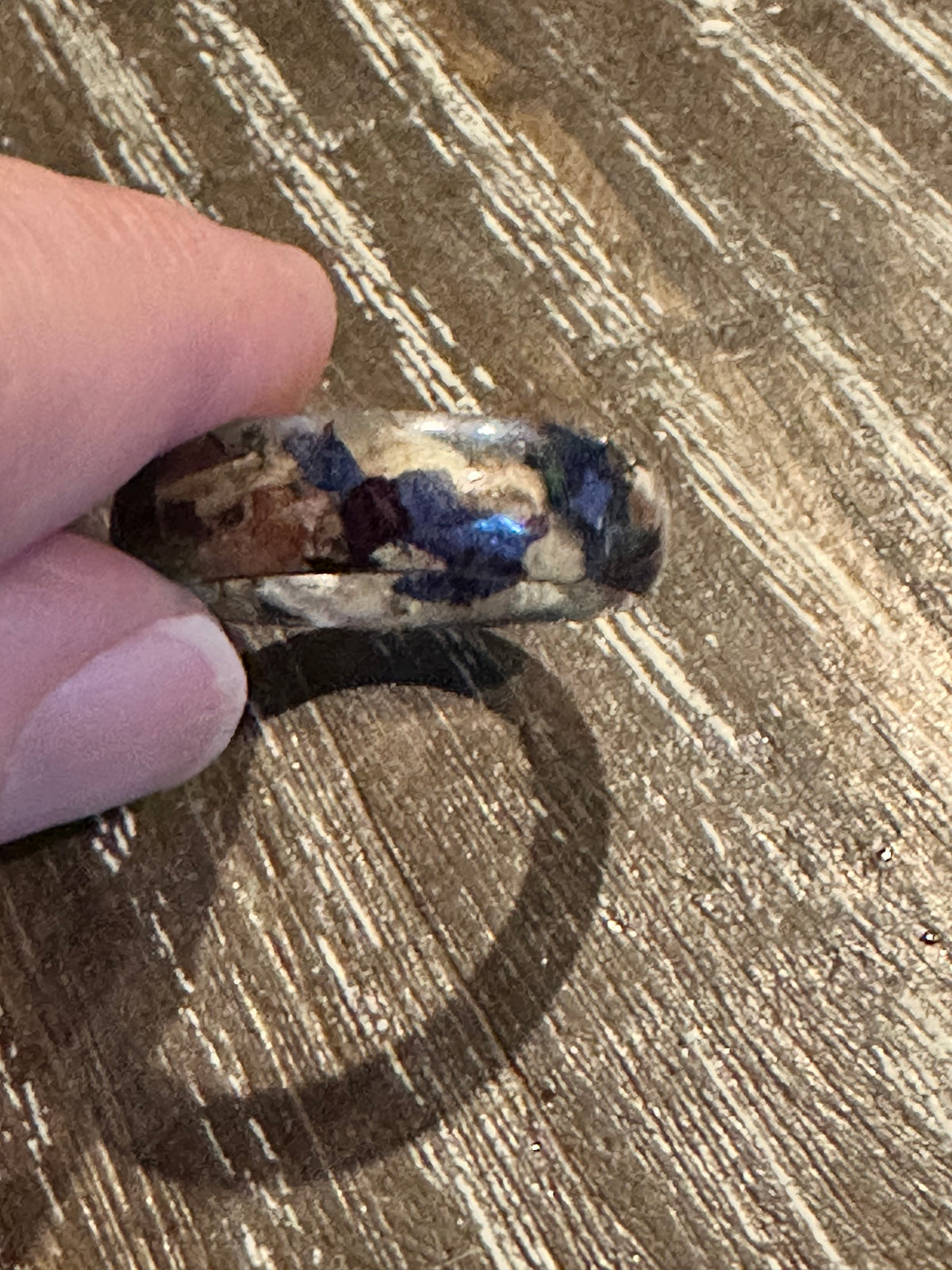 Memorial Resin Ring-A meaningful keepsake to hold loved ones close