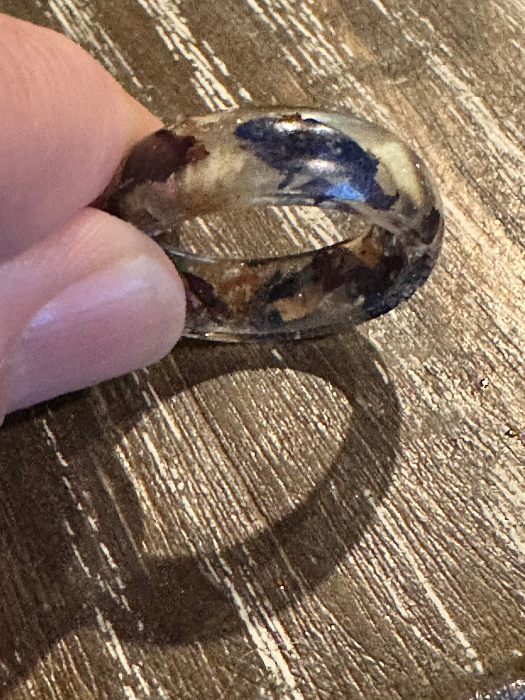 Memorial Resin Ring-A meaningful keepsake to hold loved ones close
