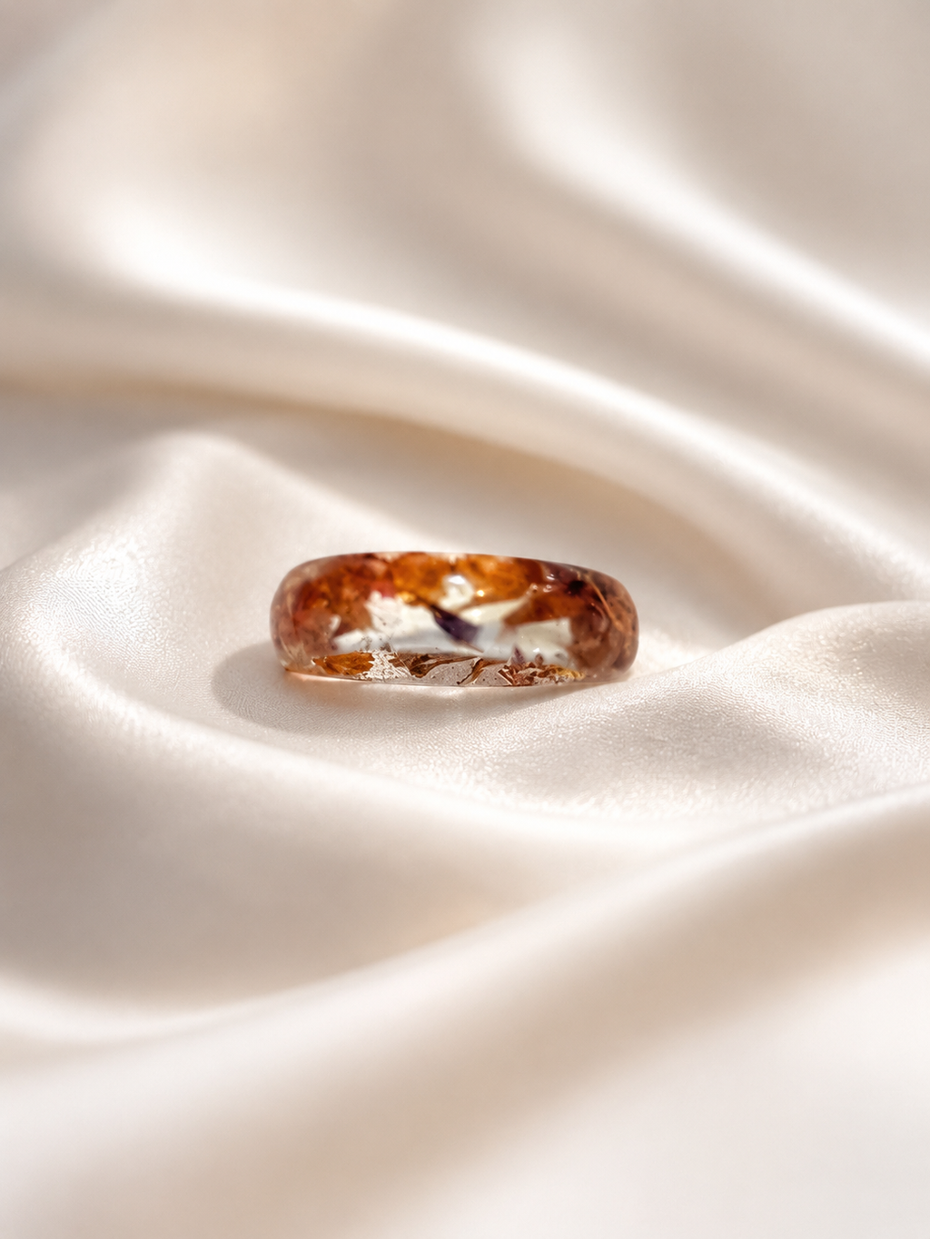 Memorial Resin Ring-A meaningful keepsake to hold loved ones close