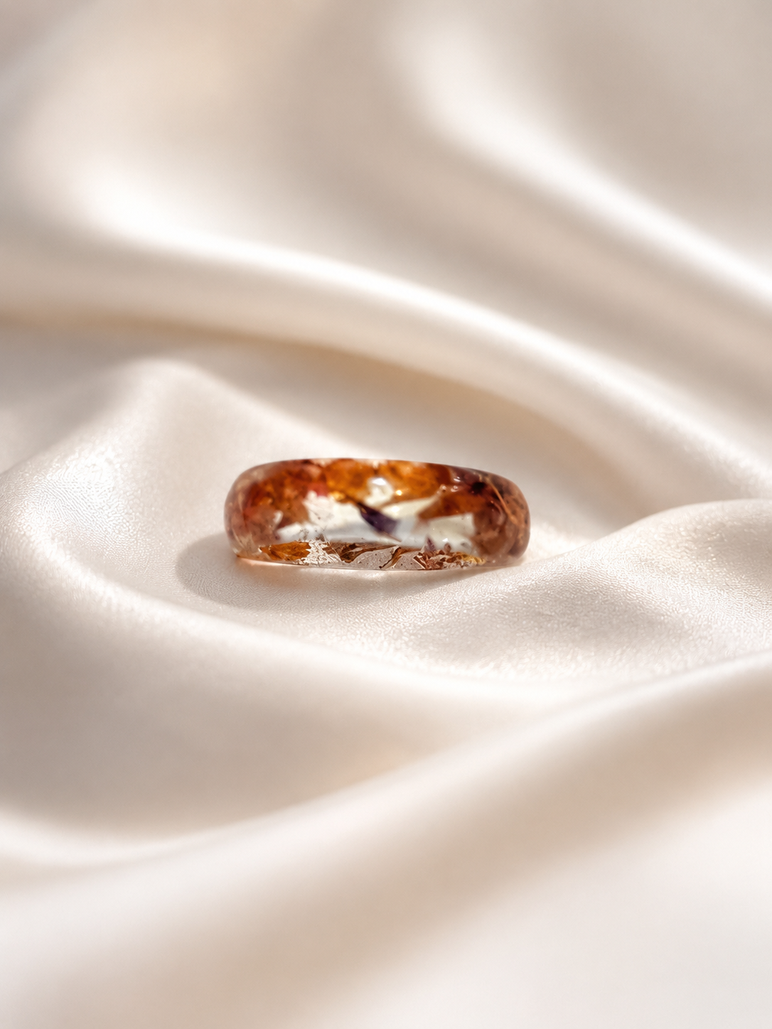 Memorial Resin Ring-A meaningful keepsake to hold loved ones close